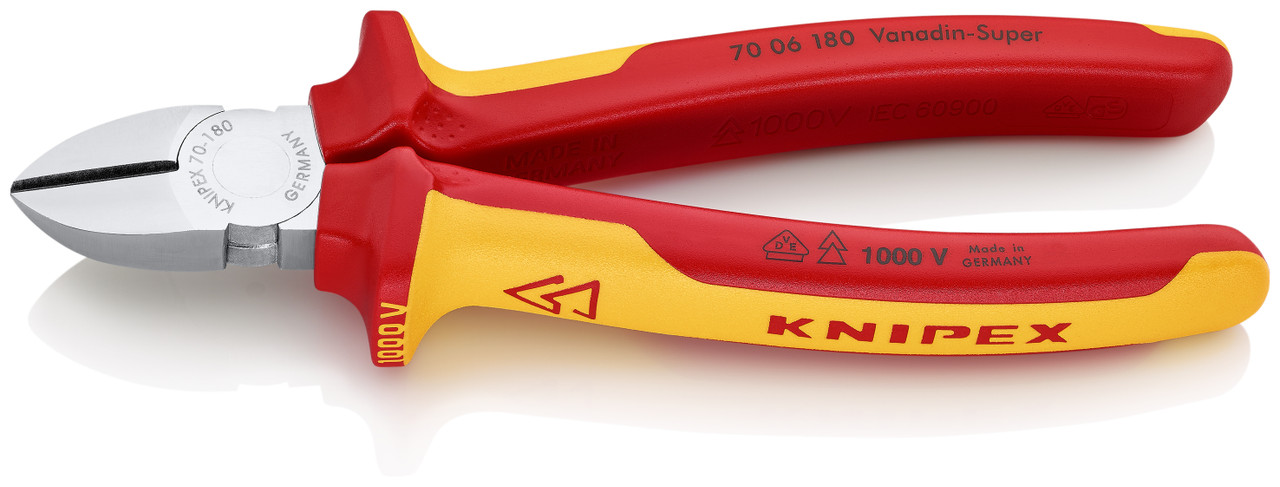 KNIPEX 7006180 VDE YAN KESKI 180 MM